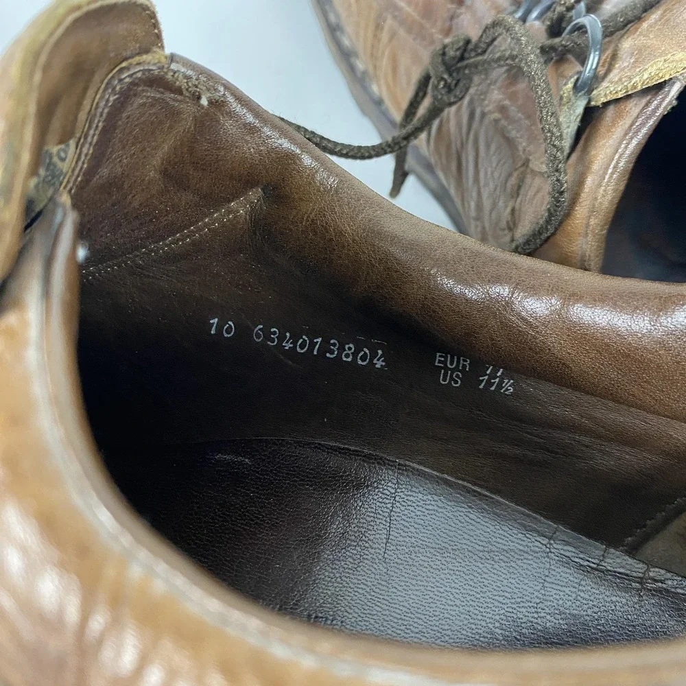 Mephisto Cruiser Shoes Mens Size 11.5 Brown Leather Mamouth Norwegian Welt